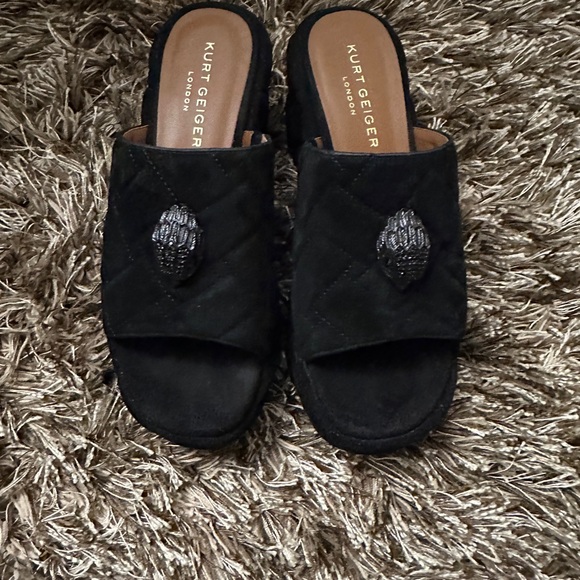 Kurt Geiger Kensington Wedge Mule Like NEW in box - Picture 4 of 6